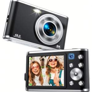 Cámara para Niños con Impresora Térmica de Etiquetas Instantánea, 4K Ultra HD Mini, 44MP, Pantalla LCD de 2.8 Pulgadas, Recargable, Compacta, hasta 128GB - Product Image 1