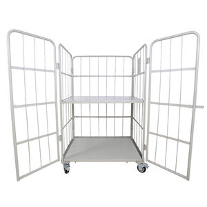 Japanse Stijl Zware Nestable Opvouwbare Roll Container Cargo Trolley Industriële Logistieke Pallet Trolley - Product Image 4
