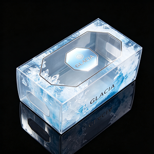 Boîte pliable personnalisée en plastique PP transparente avec couvercle rabattable pour cosmétiques, électronique, jouets, outils, produits médicaux, cadeaux, présentoir, vente en gros, ensemble OEM - Product Image 1