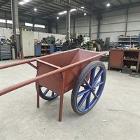 Carro de Mano Plegable Industrial de Alta Capacidad (300 kg), con Ruedas Dobles Reforzadas y Recubrimiento en Polvo, para Venta al Por Mayor