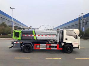 รถดูดสิ่งปฏิกูลแบบเจ็ท-แวคคั่ม JMC 6000L, ขนาด 2100 มม. สำหรับงานในห้องใต้ดิน, เครื่องยนต์อีซูซุ 115 แรงม้า, เครื่องฉีดน้ำแรงดันสูงและเครื่องดูดสิ่งปฏิกูล - Product Image 2