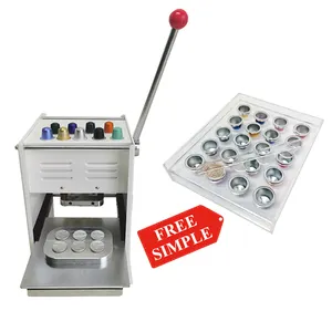 Small 6 Hole Manual Coffee Capsule Packing Filling Heat Sealing Machine