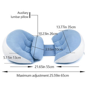 Oreiller de <span class=keywords><strong>grossesse</strong></span> en U léger et lavable pour le confort – Soutien dorsal et <span class=keywords><strong>coussin</strong></span> abdominal pour <span class=keywords><strong>dormir</strong></span> sur le côté - Product Image 1