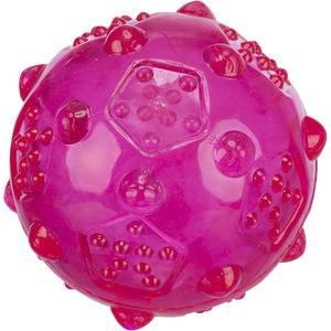 Pelota de Goma Termoplástica Rosa de 7 cm, Juguete Interactivo para Mascotas - Product Image 1