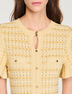 Nuevos Vestidos Casuales Bettergirl para Ramadán 2026, Estilo Francés, con Mangas Abullonadas, Cuello Redondo y Detalles Brillantes - Product Image 5