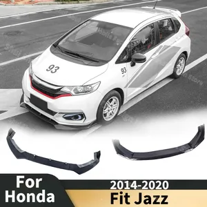 ลิ้นกันชนหน้ารถยนต์สำหรับ Fit 2014-2020 สปอยเลอร์หน้า ดิฟฟิวเซอร์ แผ่นกันกระแทกใต้ท้องรถ ชุดแต่งบอดี้คิท - Product Image 1