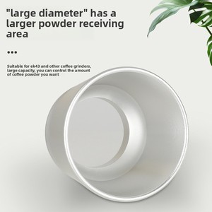 <span class=keywords><strong>Dosificador</strong></span> de Café en Polvo, <span class=keywords><strong>Molinillo</strong></span> EK43, Taza de Polvo de Aleación de Aluminio, Taza de Aroma, Taza de Vertido de Polvo de 51/58 mm - Product Image 2