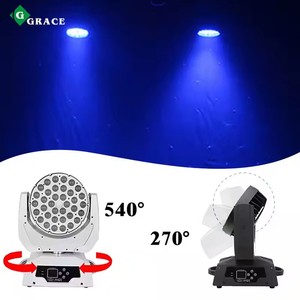 36x10W <strong>DMX</strong> 512 36*10W RGBW 4in1 <strong>LED</strong> Zoom Moving Head Wash Light for Disco Party Bar - Product Image 6
