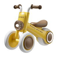 Vélo d'équilibre à quatre roues pour tout-petits, premier vélo d'apprentissage pour enfants, mini-vélo à pousser pour bébés, jouet à roulettes pour jouer à la maison
