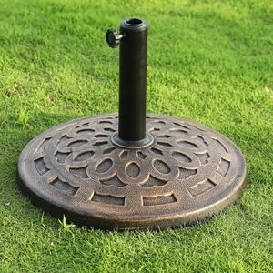<span class=keywords><strong>Base</strong></span> de sombrilla redonda de resina de nuevo diseño <span class=keywords><strong>Base</strong></span> de sombrilla llena de agua negra para muebles de exterior de patio - Product Image 5