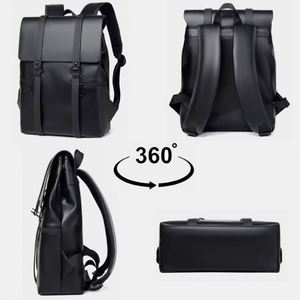 Bas quantité minimale de commande étudiants épaule sac à dos pour ordinateur portable en cuir PU sac à dos étanche pour voyage d'affaires SportsWoman homme sacs à dos - Product Image 2