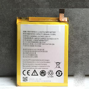 Nueva batería de 2800mAh Li3928T44P8h475371 para <span class=keywords><strong>ZTE</strong></span> <span class=keywords><strong>Blade</strong></span> <span class=keywords><strong>V8</strong></span> Mini A1 C880 C880U C880A C880S AXON B2015 B2016 negro Stock - Product Image 2