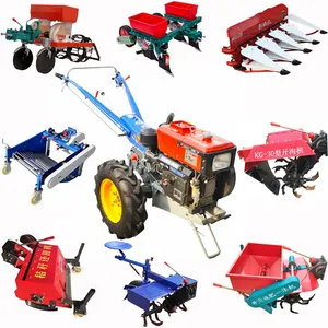 Walking tractor rotary cultivator household paddy field cultivator multifunctional ridging plough small agricultural cultivator