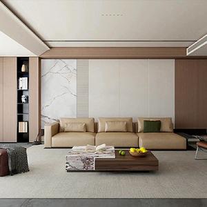 Pannello Murale in PVC Effetto Marmo Lucido Anti-Acqua, Installazione Facile con Colla, Design Colorati Personalizzabili Fai-da-Te - Product Image 2