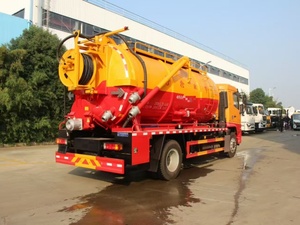 Camión cisterna para aguas residuales Shaanxi Delong, diésel manual, capacidad de 15 metros cúbicos, 4X2 - Product Image 5