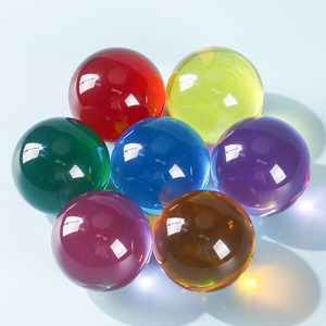 Transparenter farbiger Acryl-Kontakt-Jonglierball ist für Single-Ball-Fähigkeiten und Bühnen performance geeignet - Product Image 4