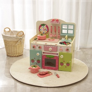 <span class=keywords><strong>Cocina</strong></span> de Juguete de <span class=keywords><strong>Madera</strong></span> para Niños Set de <span class=keywords><strong>Cocina</strong></span> de Juguete de Simulación para Cocinar con Accesorios - Product Image 2