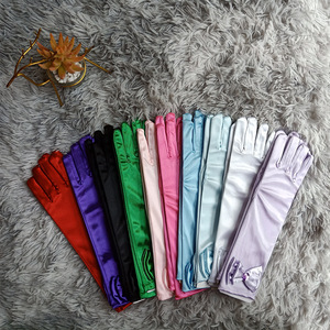 <span class=keywords><strong>Gants</strong></span> longs pour enfants, accessoires de photographie, bleu, rose, jaune, vert, accessoires de princesse, Costume de fête Elsa pour enfants - Product Image 4