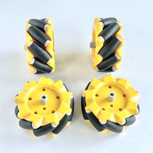 Rueda Mecanum de 80mm con piezas de acoplamiento para Motor TT y para eje cruzado <span class=keywords><strong>Lego</strong></span> para kits de Robótica de base de <span class=keywords><strong>Robot</strong></span> de 4 ruedas - Product Image 5