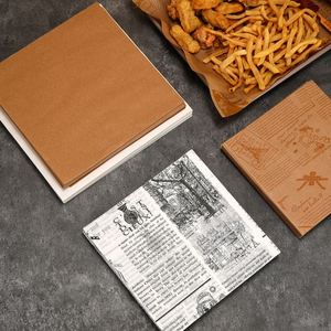 Feuilles de papier silicone personnalisées avec logo, 40 g/m², anti-graisse, pour barbecue, cuisson, revêtement simple face pour pain, pizza, sushi - Product Image 1