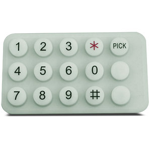 Tastiera industriale con 16 tasti KP1 professionale a prova di vandalo con numeri e lettere - Product Image 6