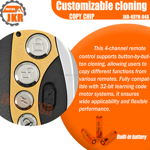 بيع بالجملة من المصنع ، سلسلة مفاتيح عن بعد بأربع قنوات MHz ، وظيفة تلقائية لنظام بوابة الأسطوانة - Product Image 3