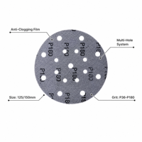 Disques abrasifs multi-trous en céramique PET REX 125 mm 150 mm certifiés ISO TUV pour le polissage de la peinture automobile et des métaux