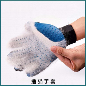 Gants de toilettage pour chiens et chats, avec poils doux pour l'élimination des poils et les soins saisonniers - Product Image 3
