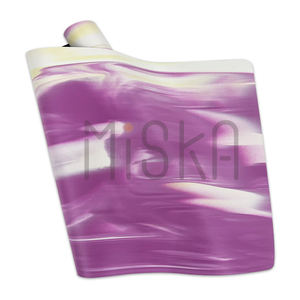 Tapete de Yoga y Pilates Personalizado de Goma Ecológica Antideslizante de la Marca Miska, Teñido Anudado Reciclado, PU 006, Rosa Natural Beige - Product Image 4