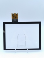 Écran tactile capacitif haute luminosité de 8 pouces, panneau de commande avec 10 points de contact, interface I2C/USB, montage sur panneau, personnalisable