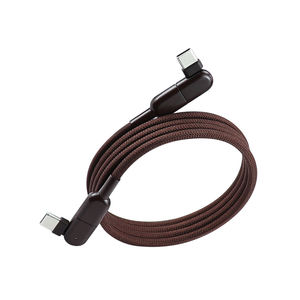 Câble USB tressé en nylon ultra-résistant avec tête rotative à 180 degrés, charge rapide, type C, pour <span class=keywords><strong>iPhone</strong></span> 15, Huawei, Samsung - Product Image 4