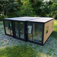 Maison en conteneur maritime en acier de 2 chambres, conforme aux normes australiennes, kit préfabriqué flexible, bungalow, cuisine équipée, hôtels, design moderne