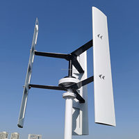 Pas cher 24V/600W moulin à vent générateur d'énergie éolienne domestique muet vawt éolienne