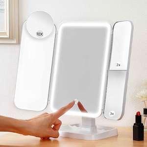 Espejo de Maquillaje Tríptico al por Mayor con Luces LED para Dormitorio y Tocador: Ilumina tu Rostro con Luz Inteligente Complementaria - Product Image 6