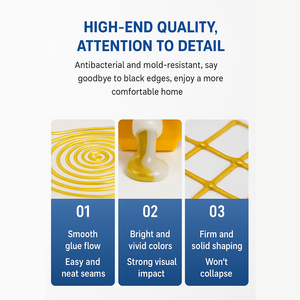 Lonicool ยาแนวกระเบื้องอีพ็อกซี่สีทองแวววาว - Product Image 6