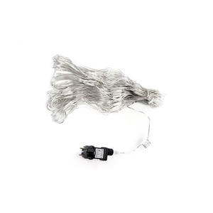 Catena di luci LED piatte a bassa tensione, luce bianca fredda, dimensioni 1,5 m x 1,5 m, ideale per decorazione e ambientazione. - Product Image 1
