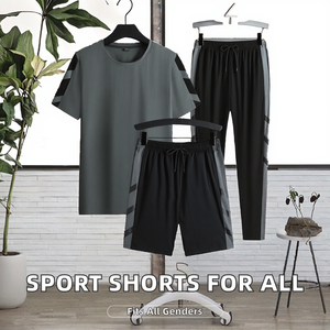 Shorts de sport d'été personnalisés avec logo, séchage rapide, respirants, écologiques, légers, pour adultes - Product Image 2