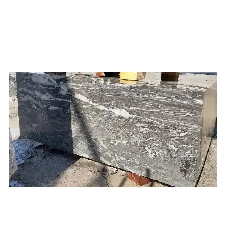 New Luxury Modern Grey Color Graphite Black Granite Slab Stone for Kitchen Countertop at Affordable Price