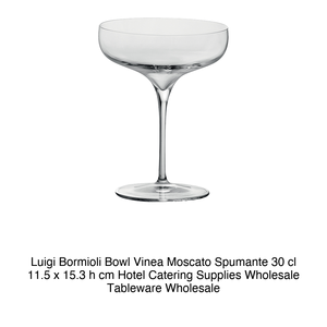 Verre à vin mousseux Vinea Moscato 30 cl Luigi Bormioli H 15,3 cm Ø 11,5 cm - Product Image 2