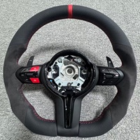 Volant de voiture sport noir personnalisé pour BMW F30 F31 F20 E92 E60 X6 E71 F01 M5 F32 F10 M5 E90 E83 E71