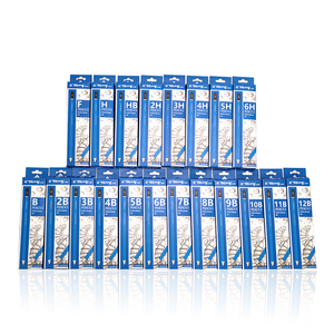 Yalong, vente en gros professionnelle, ensemble complet de crayons bleus mats pour étudiants en art, crayons à <span class=keywords><strong>dessin</strong></span> et à croquis - Product Image 1