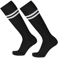 Multi Colors White Stripe Polyester Nylon Serviette de Compression Football High Tube Running Sports Chaussettes Custom Logo
