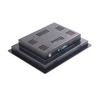 Écran tactile capacitif de 8 pouces, moniteur LCD, montage VESA de 75 mm, moniteur industriel, boîtier métallique, affichage encastré