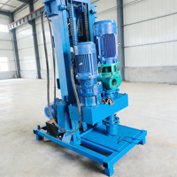 Foreuse mobile multifonctionnelle pour puits d'eau, portable, 150 m, pour l'échantillonnage des sols