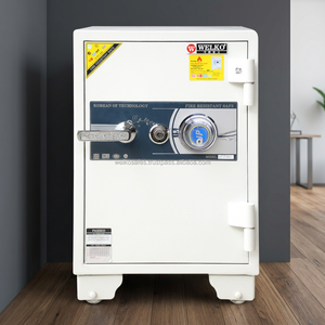 <b>Portable</b> Hotel Safe WELKO HS35 E Silver Key <b>Lock</b> - Product Image 3