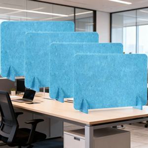 Paravent de bureau acoustique moderne, panneau d'intimité indépendant, feutre polyester <span class=keywords><strong>écologique</strong></span>, réducteur de bruit - Product Image 3