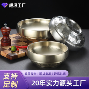 Stainless Steel Bowl Set Thickened Durable For Hotel Use Large Size - Product Image 3