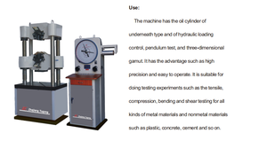 אמין תצוגת אנלוג הידראולית אוניברסלית לבדיקת חומר מסורתיות - Product Image 3