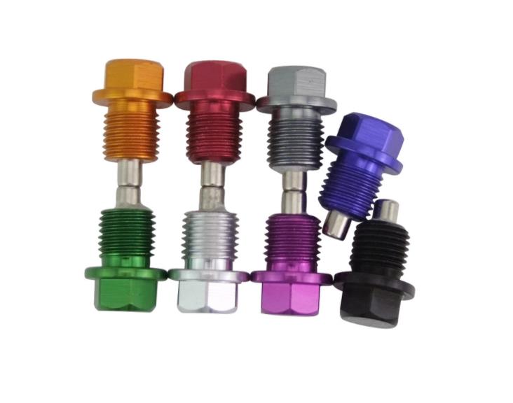 M14 * 1,5 модифицированный Магнитный масляный винт из алюминиевого сплава, масляный сливной винт, магнитный болт для замены масла, отстойник, шпилька