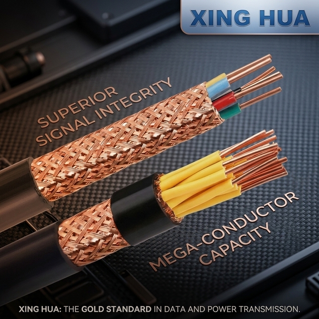 1.5mm 2.5mm 12core 18core Flexible Copper Core PVC Power & Control Cable